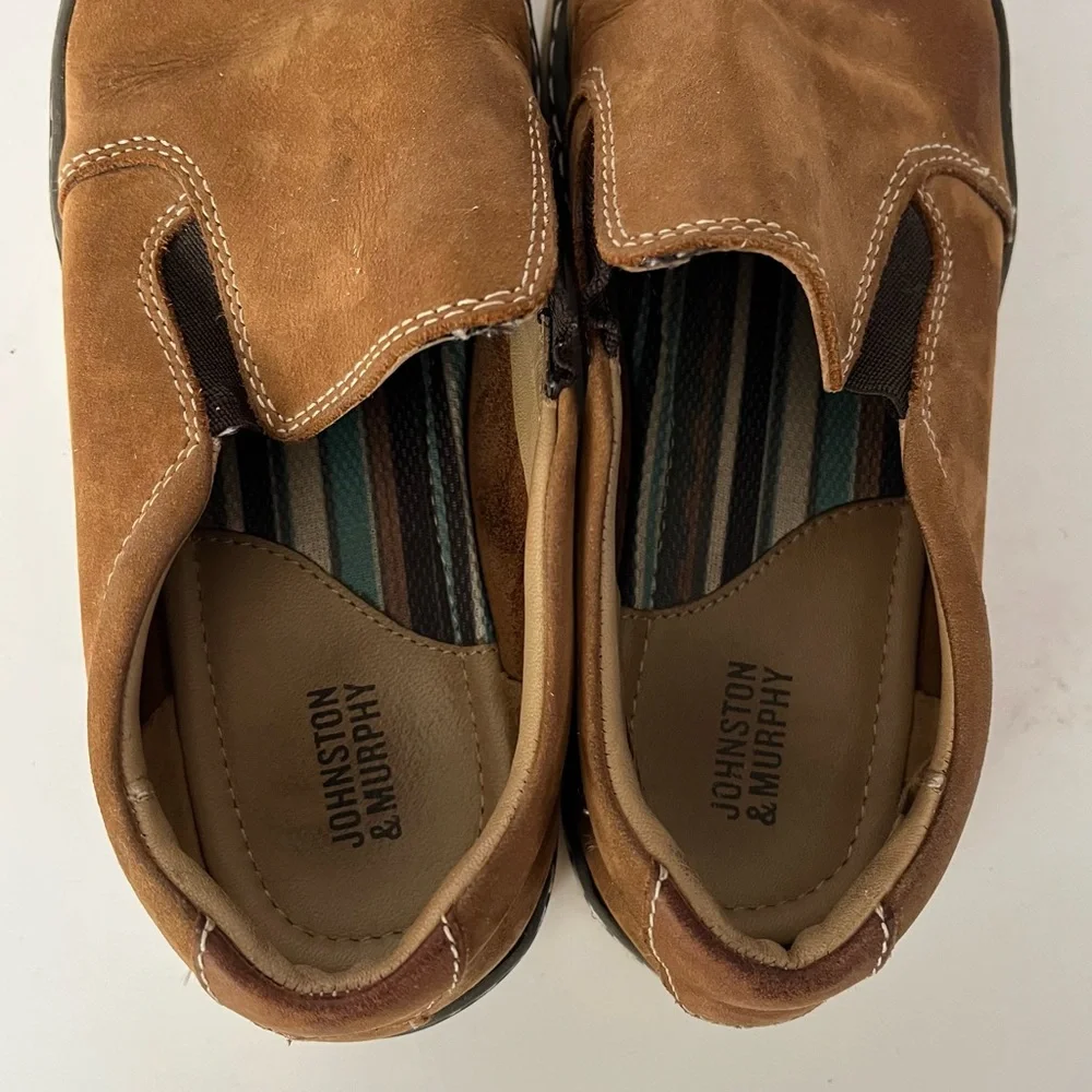 Johnston & Murphy McGuffey Leather Slip-Ons Boy’s Size 2